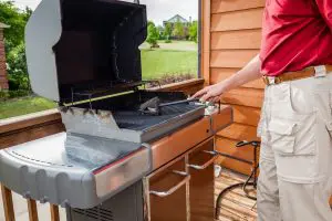 cleaning the grill is important for grilling safety